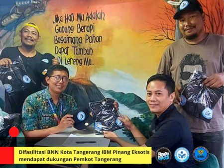 Difasilitasi BNN Kota Tangerang IBM Pinang Eksotis mendapat dukungan Pemkot Tangerang